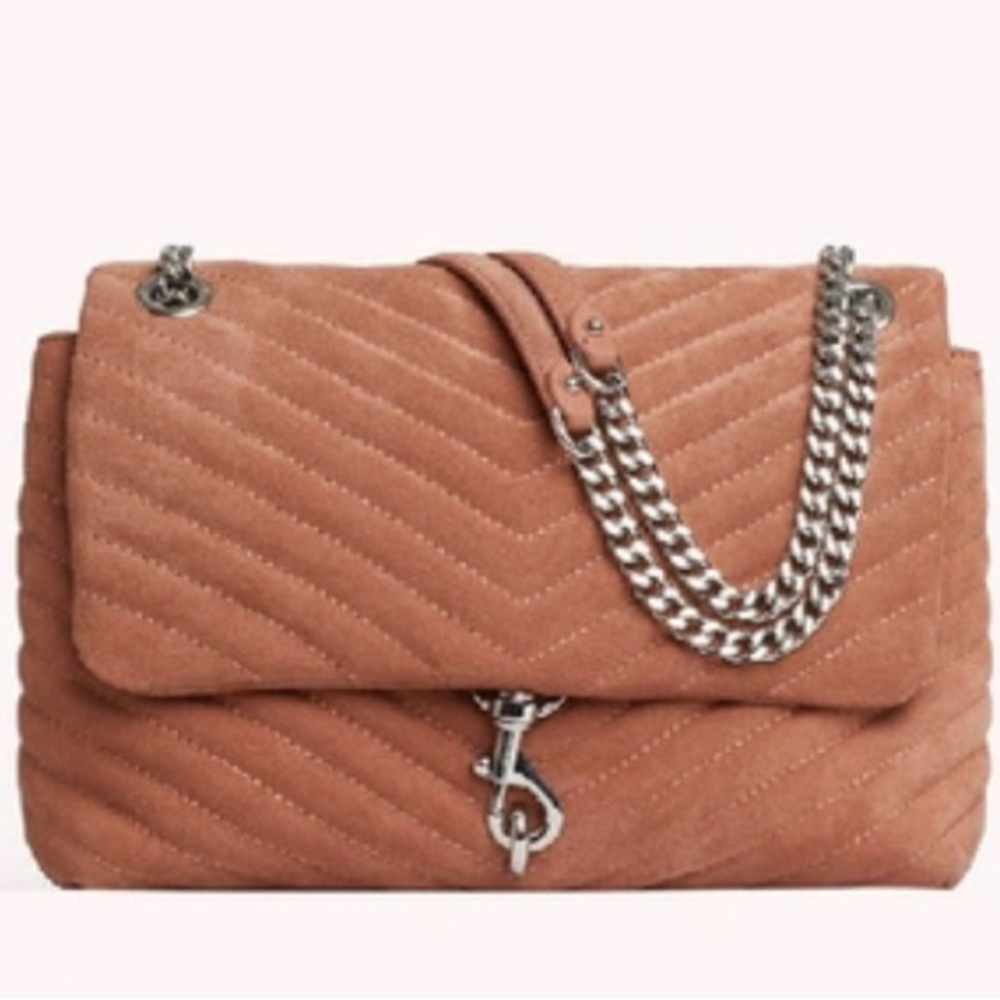 Rebecca Minkoff Quilted Suede Shoulder Bag
